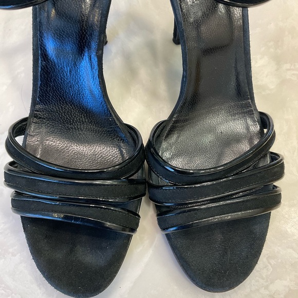 Douglas Hannant Heels Sandals, Black Suede, 3.5” heel, Sz 8 /38.5
Made in Italy - Picture 7 of 12